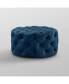Фото #5 товара Bella Upholstered Tufted Allover Round Cocktail Ottoman