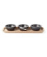 LX Collective Tray Set with 3 Dip Bowls