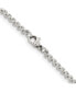 Фото #3 товара Chisel stainless Steel Polished 3.1mm 20 inch Bismarck Chain Necklace