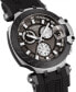 ფოტო #4 პროდუქტის Men's Swiss Chronograph T-Sport T-Race Black Silicone Strap Watch 47.6mm