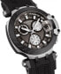 Men's Swiss Chronograph T-Sport T-Race Black Silicone Strap Watch 47.6mm