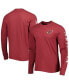 Men's Cardinal Arizona Cardinals Triple Threat Franklin Long Sleeve T-shirt