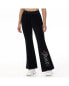 Фото #1 товара Women's Juicy Roses Snap Pocket Cotton Velour Pants