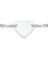 ფოტო #2 პროდუქტის Personalize Heart Shaped Name Plated Bar Identification Tag ID Heart Bolo Bracelet For Women Teen .925 Sterling Silver Adjustable Customize