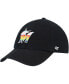 Men's Black Miami Marlins Team Pride Clean Up Adjustable Hat