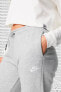 Фото #3 товара Брюки спортивные Nike Essential Fleece Sweatpant из хлопкового флиса серого цвета