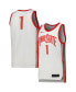 Фото #1 товара Мужская майка-майка Nike #1 White Ohio State Buckeyes Team Replica Basketball Jersey