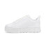Фото #3 товара Puma Mayze Leather Platform Toddler Girls White Sneakers Casual Shoes 38452801