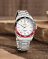 ფოტო #3 პროდუქტის Men's Automatic Silver-Tone Stainless Steel Bracelet Watch 40mm, Exclusively Ours