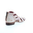 Bed Stu Brittany F392012 Womens Beige Leather Slip On Strap Sandals Shoes 6.5