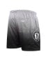 Фото #4 товара Men's Black, Gray Brooklyn Nets Ombre Mesh Shorts