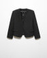 Фото #3 товара Women's Padded Shoulder Blazer