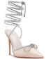 ფოტო #1 პროდუქტის Women's Halalia Embellished Wrap Strap Stiletto Pumps