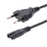 Фото #1 товара 2m (6ft) Laptop Power Cord - EU Plug to C7 - 2.5A 250V - 18AWG - Laptop Replacement Cord - Printer Power Cable - Laptop Charger Cord - Laptop Power Brick Cord - 2 m - CEE7/16 - C7 coupler - H03VVH2-F - 250 V - 2.5 A