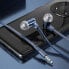 Фото #3 товара Słuchawki dokanałowe zestaw słuchawkowy z pilotem i mikrofonem 3,5 mm mini jack niebieskie