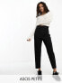 Фото #1 товара ASOS DESIGN Petite seamed waist trouser in black