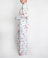 Фото #3 товара Hanes Women's Butter Knit Holiday Cardinal Pajama Set, 2 Piece