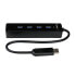 Фото #3 товара USB-концентратор Startech.com 4 Port Portable SuperSpeed USB 3.0 Hub with Built-in Cable - USB 3.2 Gen 1 (3.1 Gen 1) Type-A - USB 3.2 Gen 1 (3.1 Gen 1) Type-A - 5000 Mbit/s - Черный - Пластик - Питание