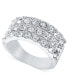 ფოტო #1 პროდუქტის Pavé Triple-Row Ring, Created for Macy's