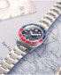 ფოტო #3 პროდუქტის Men's Croft Mid-Size Automatic Elemental with Silver-Tone Solid Stainless Steel Bracelet Watch 40mm