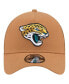 Men's Brown Jacksonville Jaguars Color Pack A-Frame Trucker 9FORTY Adjustable Hat