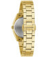 ფოტო #3 პროდუქტის Women's Surveyor Diamond (1/20 ct. t.w.) Gold-Tone Stainless Steel Bracelet Watch 31mm