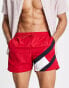 Фото #2 товара Tommy Hilfiger swim shorts with side logo in red