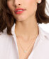 ფოტო #3 პროდუქტის Gold-Tone Cubic Zirconia & Colored Butterfly Pendant Necklace, 16" + 3" extender