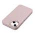 Фото #13 товара Чехол из натуральной кожи ICARER для iPhone 14 розовый