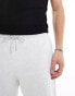 Dr Denim Madden casual jogger style shorts in light grey melange