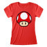 ფოტო #1 პროდუქტის HEROES Official Nintendo Super Mario Power Up Mushroom short sleeve T-shirt