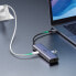 Фото #5 товара 7w1 wielofunkcyjny HUB USB-C - 2x USB HDMI 4K czytnik kart SD i TF USB-C RJ45 1Gbps szary