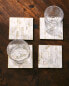 Фото #1 товара Mother-of-pearl coasters (pack of 4)