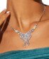 ფოტო #3 პროდუქტის Silver-Tone Cubic Zirconia Bib Necklace, 16" + 2" extender, Created For Macy's