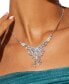 Silver-Tone Cubic Zirconia Bib Necklace, 16" + 2" extender, Created For Macy's