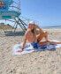 Фото #9 товара 100% Organic Cotton, Sand Resistant, Sunset Beach Towel, 36" x 70"