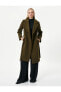 Фото #2 товара Пальто женское Koton Каше Кабан Крулавозве Дугмели с поясом и карманами.