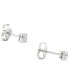 Diamond Enhancer Stud Earrings (1/2 ct. t.w.) in 14k White Gold