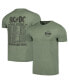 Men's Heather Green AC/DC High Voltage '76 European Tour T-shirt Зеленый, M - фото #4