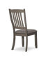 Фото #2 товара Стул для обеденной зоны Home Furniture Outfitters Allston Park серого цвета типа Фермерский - модель Farmhouse Dining Chair