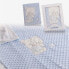 Фото #1 товара Детское одеяло Медведь вышивка Синий Двойное