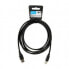USB A to USB B Cable Ibox IKU2D Black 3 m