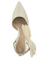 ფოტო #8 პროდუქტის Women's Halie Pointed-Toe Bow Pumps