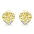 Фото #2 товара Gold-plated earrings with zircons EA1049Y