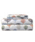Micro Flannel Printed Full 4-pc Sheet Set