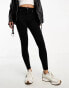 Dr Denim Petite Lexy mid rise super skinny jeans in black M - фото #8