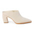 Фото #1 товара Matisse Mccarthy Square Toe Block Heels Mules Womens Off White Dress Casual MCCA