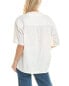 Rebecca Taylor Linen-Blend Cabana Shirt Women's White Xs