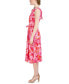 Фото #4 товара Платье женское Donna Ricco с цветочным принтом Fit & Flare