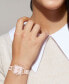 ფოტო #6 პროდუქტის Women's Cass Blush Resin Bangle Bracelet Watch 22mm